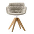 Flow Slim Armchair / Frame Oak VN / Upholstered